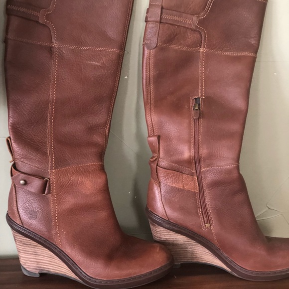 Timberland Wedge Boots - Picture 1 of 3